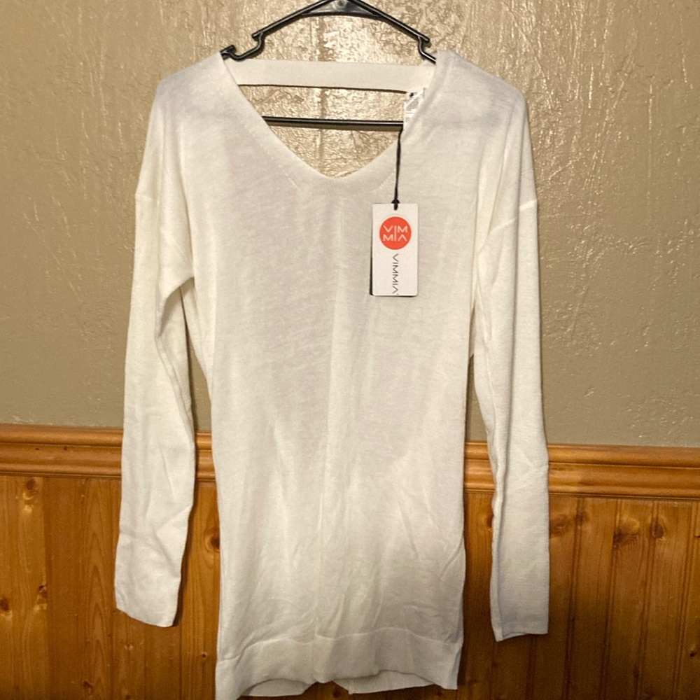 NWT Vimmia Cream Long Sleeve Tunic